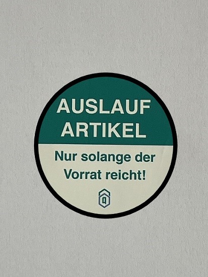 Abverkauf - Nur so lang der Vorrat reicht !!!