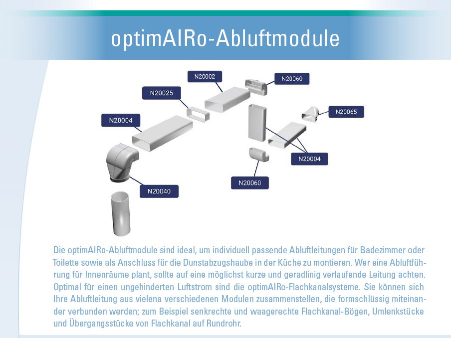 System optimAIRo Ø 150 mm