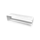 Verbindungsstück für Vierkantrohr ø 125 mm