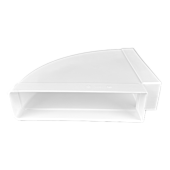 Falchkanalbogen 90° waagerecht ø 125 mm