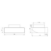 Umlenkstück flach/rund ø 125 mm