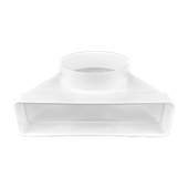 Umlenkstück flach/rund ø 125 mm