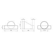 Übergangsstück flach/rund ø 125 mm