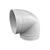 Rundbogen 90° ø 125 mm