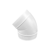 Rundbogen 45° ø 125 mm