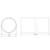 Teleskoprohr ø 150 mm