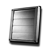 Lüftungsgitter Edelstahl mit beweglichen Lamellen ø 150 mm