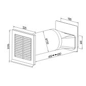 Abluftset ø 150 mm