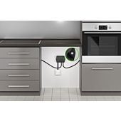 Küchenanschlussbox 2m, flach